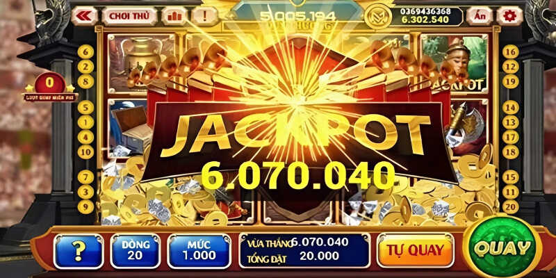 Luật chơi nổ hũ đơn giản là quay xèng săn Jackpot