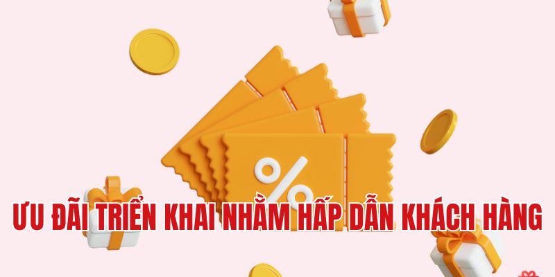 Ưu đãi triển khai nhằm hấp dẫn khách hàng